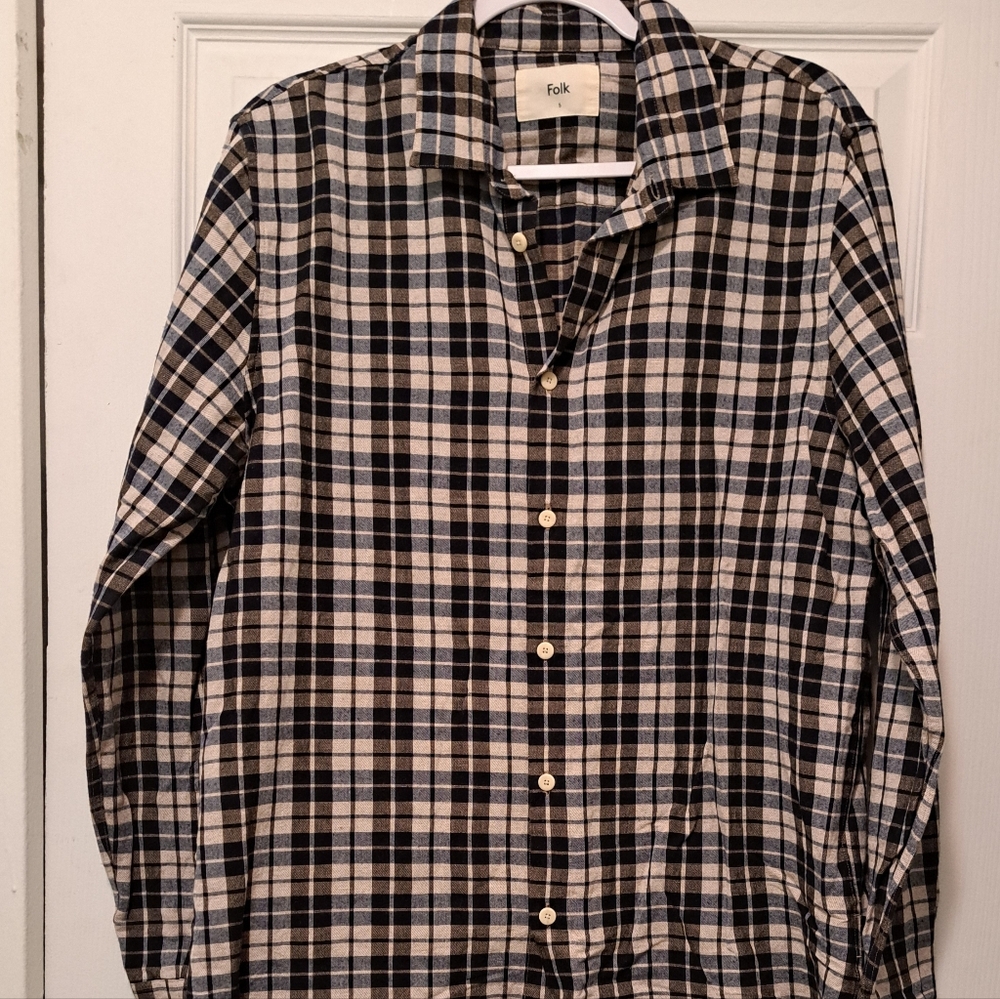 Folk Brand Plaid Shirt
